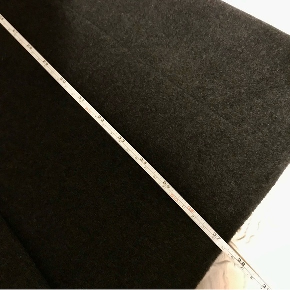 Larry Levine Woman Charcoal Color Coat Size 10 - Picture 7 of 10